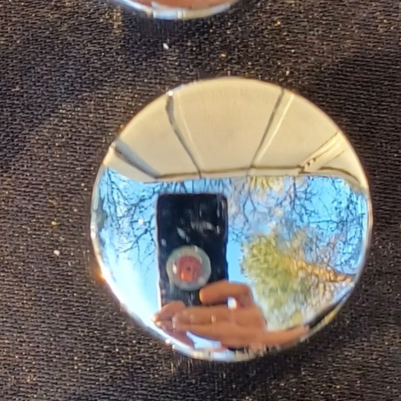 Knobs, Metal vintage style, Six silver knobs - Picture 3 of 6